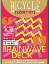 Brainwave deck, bicycle poker size Brainwave deck, bicycle poker size
