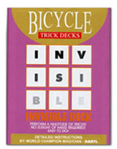Invisible Deck, Bicycle Poker Invisible Deck, Bicycle Poker